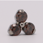 Neometal 18g trinity prong 3x1.5mm chocolate brown