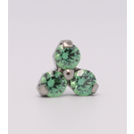 Neometal 18g trinity prong 3x1.5mm green