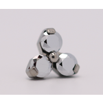 Neometal 18g trinity prong 3x1.5mm light chrome