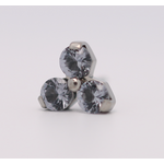Neometal 18g trinity prong 3x1.5mm ocean gray