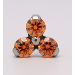 Neometal 18g trinity prong 3x1.5mm orange