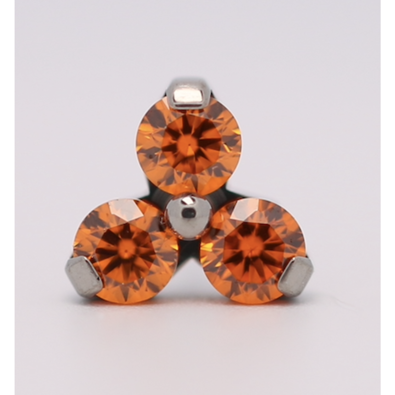 Neometal 18g trinity prong 3x1.5mm orange