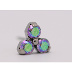 Neometal 18g trinity prong 3x1.5mm paradise shine