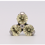 Neometal 18g trinity prong 3x1.5mm yellow