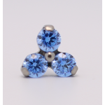 Neometal 18g trinity prong 3x2mm arctic blue