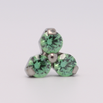 Neometal 18g trinity prong 3x2mm green