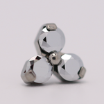 Neometal 18g trinity prong 3x2mm light chrome