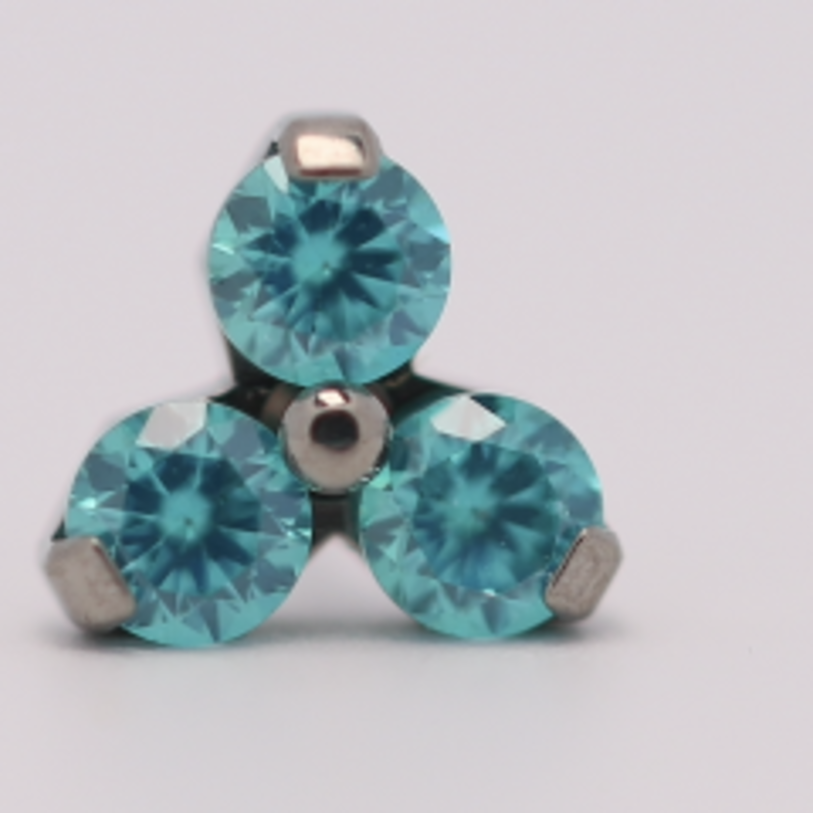 Neometal 18g trinity prong 3x2mm mint green