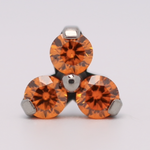 Neometal 18g trinity prong 3x2mm orange