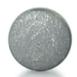 Neometal 18g 3mm textured disk gray threadless end