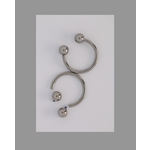 Anatometal 16g 1/2 circular barbell threaded shaft