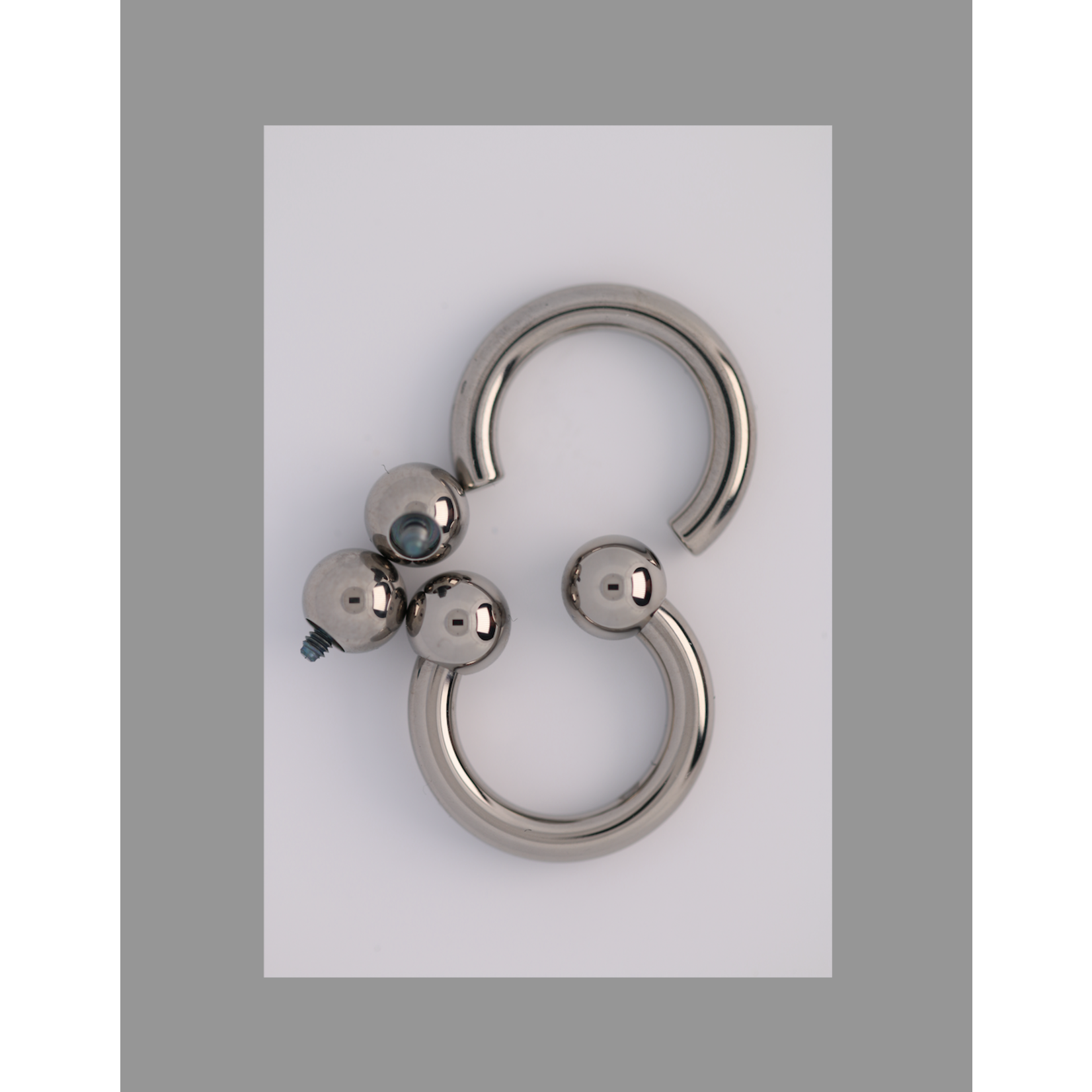 Anatometal 10g 5/8 circular barbell threaded shaft