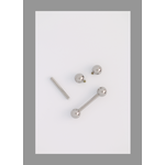 Anatometal 18g 3/16 straight barbell threaded shaft