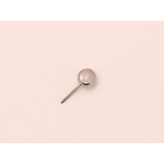 Neometal 16g side gem ball 2.5mm moonstone genuine cabochon