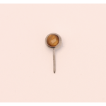 Neometal 16g side gem ball 2.5mm tiger's eye genuine cabochon