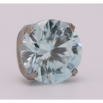 Neometal 18g prong set threadless end 6mm frosty mint