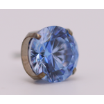 Neometal 18g prong set threadless end 6mm arctic blue