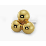 Neometal 18g 3 ball cluster YAU