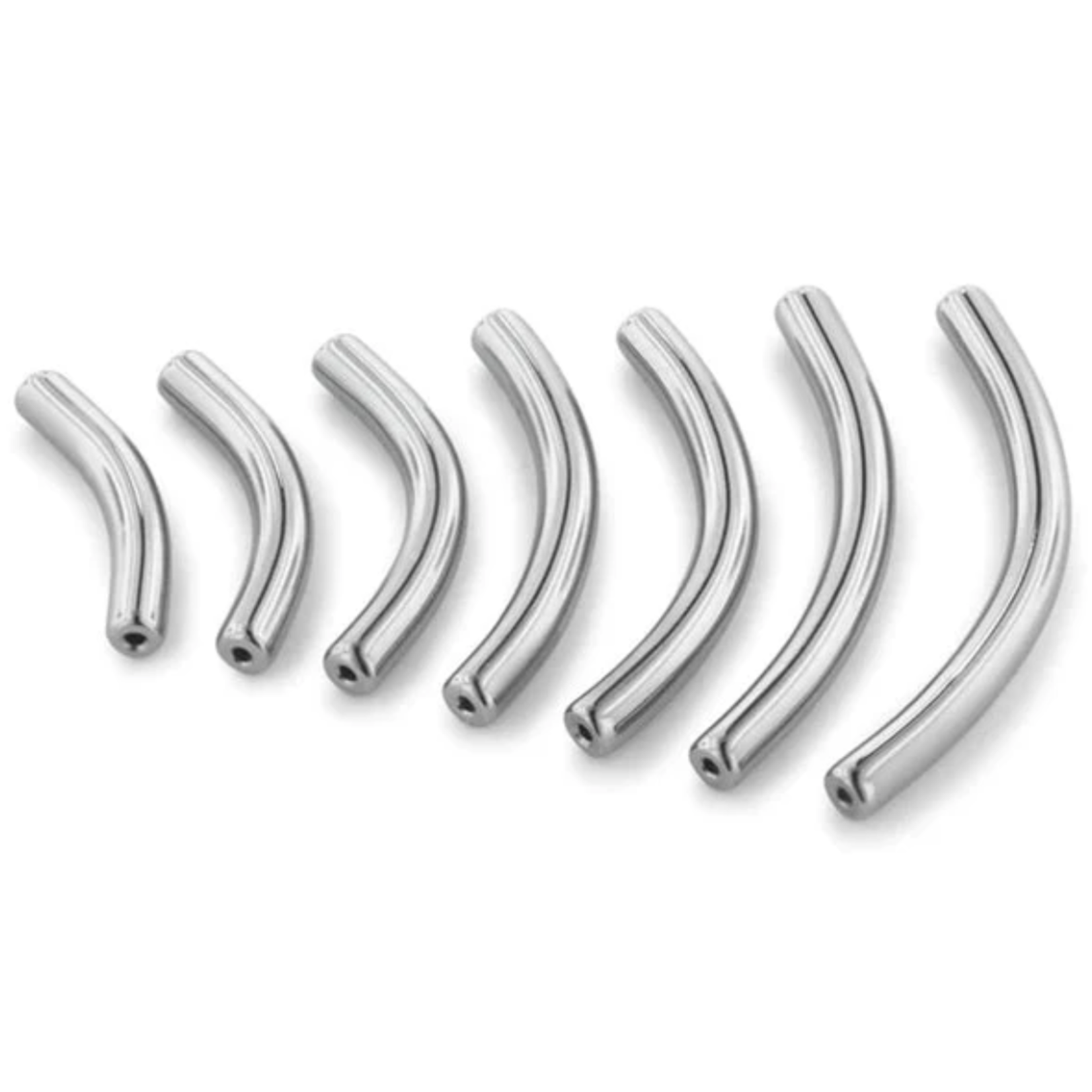 Neometal 16g 5/16 curved barbell threadless