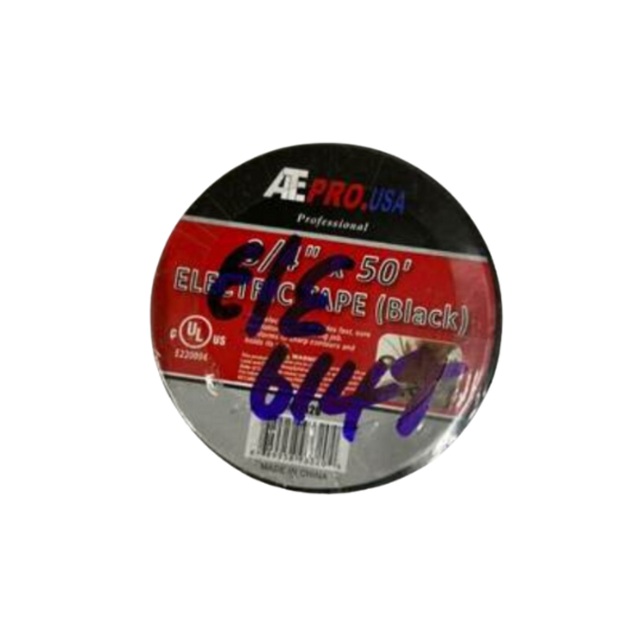 ATE PRO.USA ELE6149 ELECTRIC TAPE/INSULATION-BLACK 3/4" x 50 YDS TAPE-E34