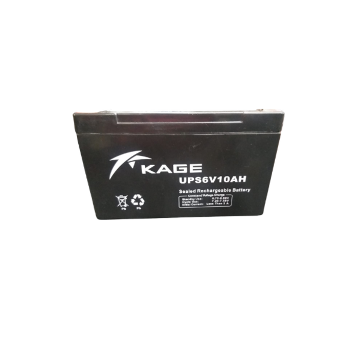 KAGE ELE6301 BATTERY/UPS 6V 10AMP( 10PC PER BOX)