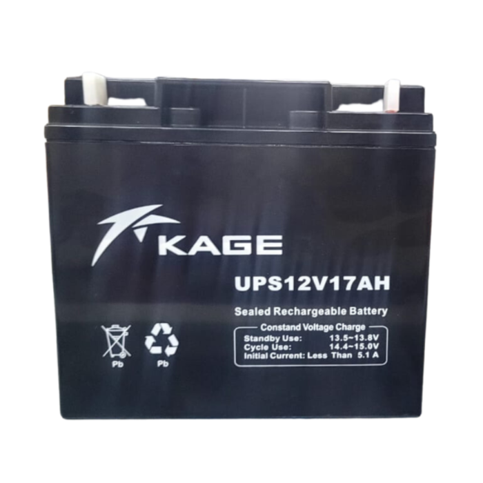 KAGE ELE8772 BATTERY/RECHARGEABLE UPS12 VOLTS 17AMPS