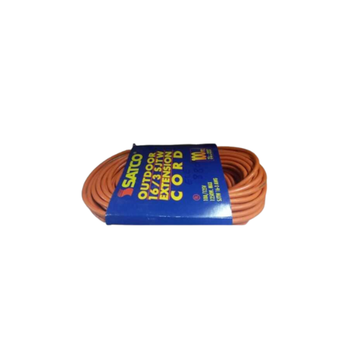 SATCO ELE8807 EXTENSION CORD/DROP-ORANGE 100' 16/3