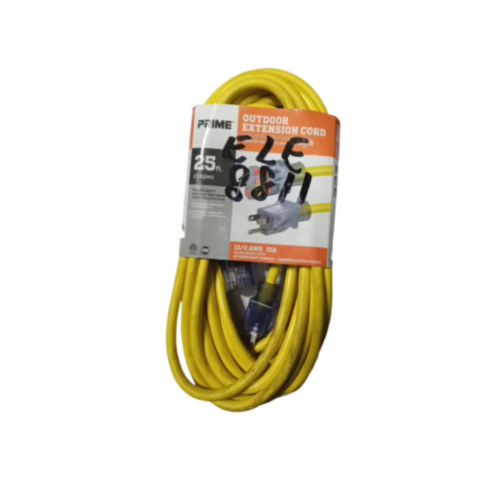 PRIME ELE8811 EXTENSION CORD/DROP -ORANGE 25FT 14/3 EC-2514-WNR
