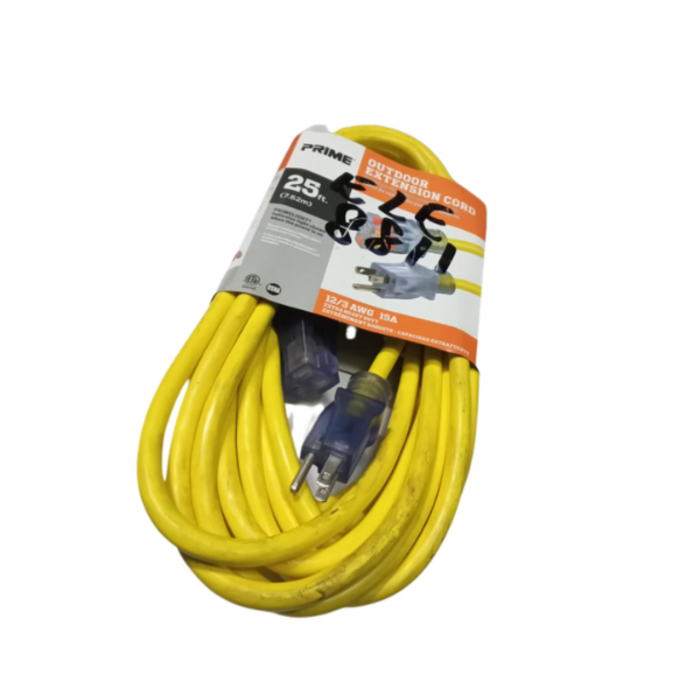 PRIME ELE8811 EXTENSION CORD/DROP -ORANGE 25FT 14/3 EC-2514-WNR