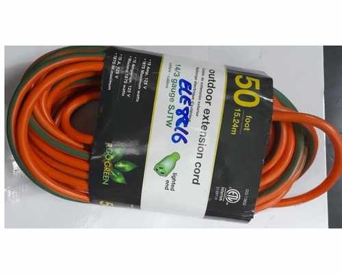 GOGREEN ELE8816 EXTENSION CORD/DROP -ORANGE 50FT 14/3 EC-5014