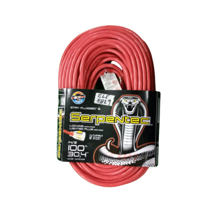 SERPENTEC ELE8829 EXTENSION CORD 100FT, 14/3 EC-10014