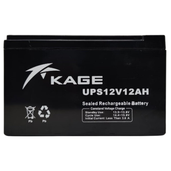 KAGE ELE9284 BATTERY/RECHARABLE UPS12V 12AMP