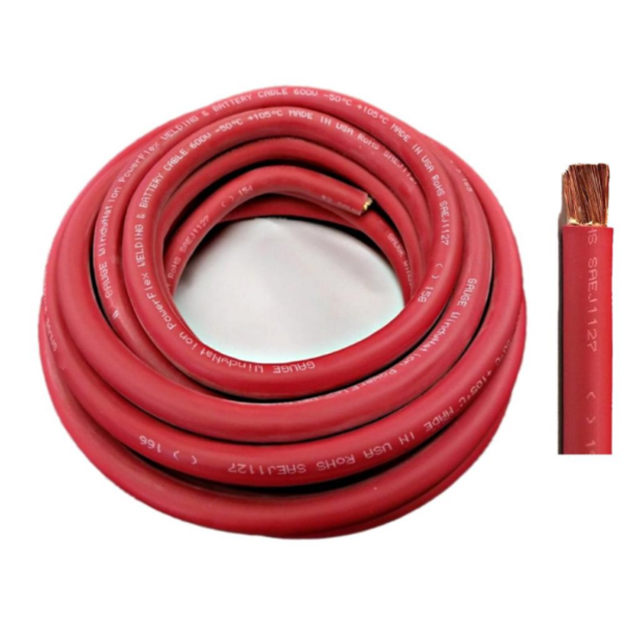 ELE9388 WELDING CABLE 4/0 GAUGE RED #04726