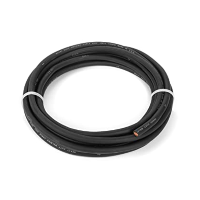 ELE9389 4 GUAGE WELDING CABLE BLACK 500' ROLL #04727