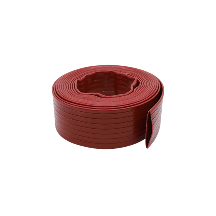 E-STAR HAR0064 1"RED LAY FLAT HOSE 160'PER ROLL 300PSI-SOLD BY 20FT AND ABOVE