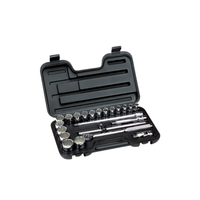 STANLEY HAR0085 SOCKET SET 1/2"DR 23PC 12-30MM #86-531