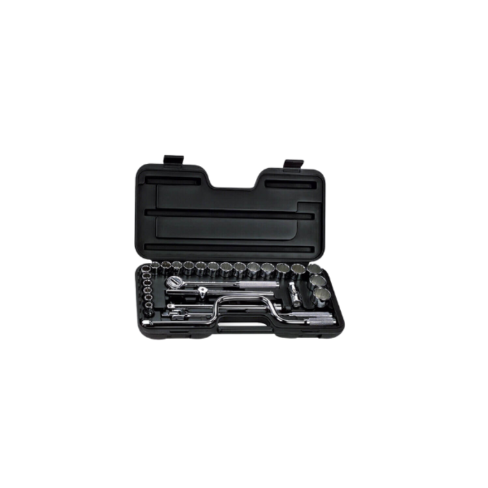 STANLEY HAR0086 SOCKET & WRENCH SET 1/2" DR 25PC 86-736