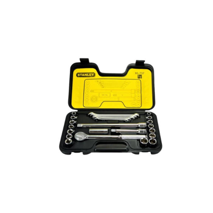 STANLEY HAR0096 25PC 12DR SOCKET SET AF/MM 86-737