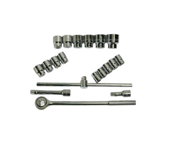 STANLEY HAR0098 // STANLEY 19 Pcs 3/4 INCH Sq. DRIVE 12 PT METRIC SOCKET SET, 89-101 ( 22MM-50MM)