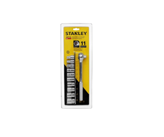 STANLEY HAR0150 011PC 12DR SOCKET SET SAE 86-735