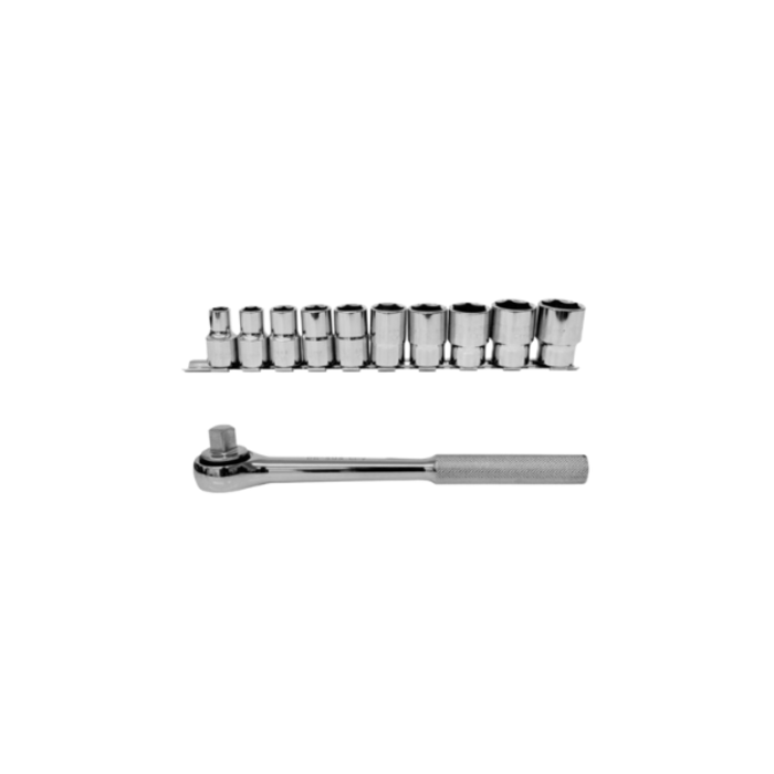 STANLEY HAR0150 011PC 12DR SOCKET SET SAE 86-735