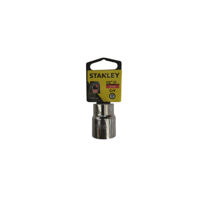 STANLEY HAR0222 SOCKET/STANLEY 1/2"DR 12POINT 22MM 88-794
