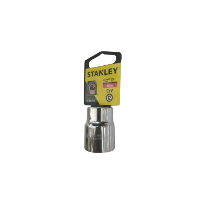 STANLEY HAR0222 SOCKET/STANLEY 1/2"DR 12POINT 22MM 88-794