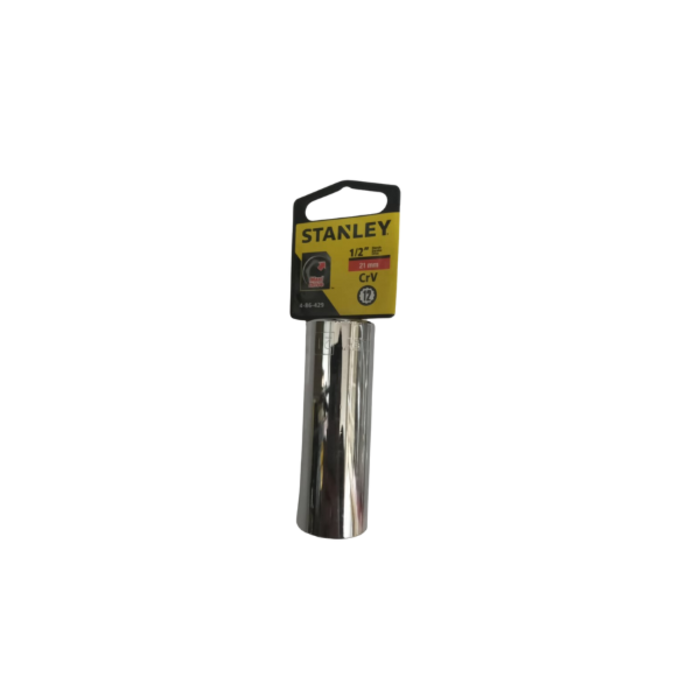 STANLEY HAR0233 1/2'' DEEP SKT 12PT 21MM 86-429