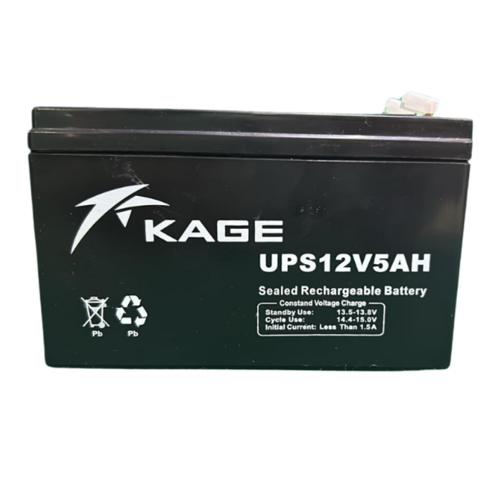 KAGE ELE8994 BATTERY/RECHAR. UPS1204 12V 5AMPS
