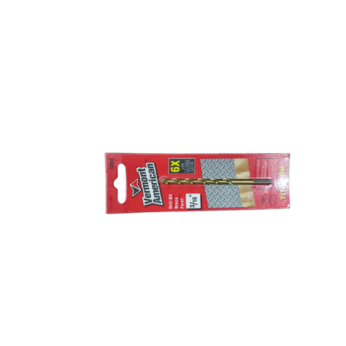 VERMONT AMERICAN HAR0337 BIT-DRILL 3/16" TITANIUM 12362
