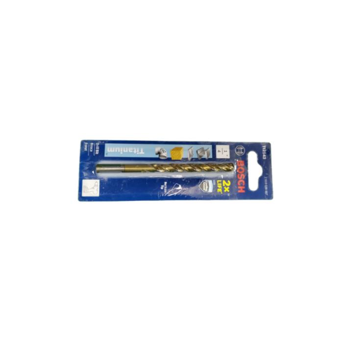 BOSCH HAR0338 1/4" TITANIUM COATED DRILL BIT 12366-TL2143