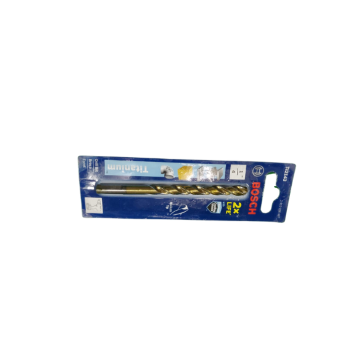 BOSCH HAR0338 1/4" TITANIUM COATED DRILL BIT 12366-TL2143