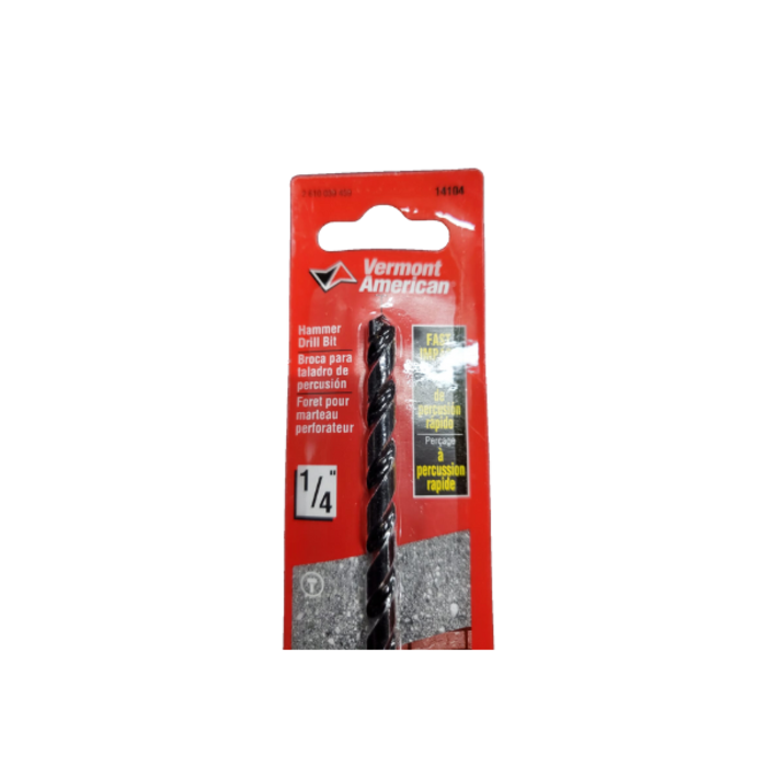 VERMONT AMERICAN HAR0366 BITS/HAMMER 1/4'' 14104 HCBGO6T