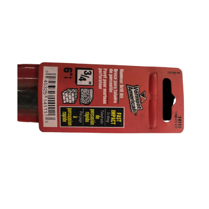 VERMONT AMERICAN HAR0372 BITS/HAMMER 3/4 14111